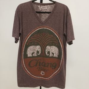 Chang Beer V Neck Tee
